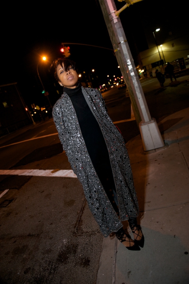 beaded coat