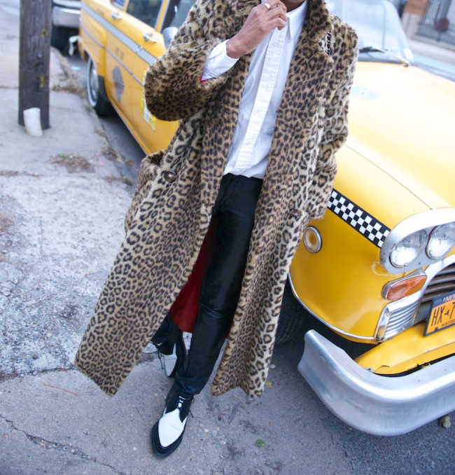 faux fur coat