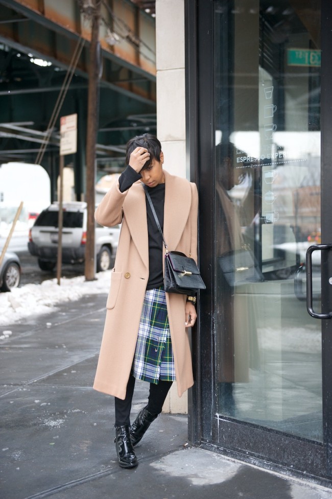 long camel coat