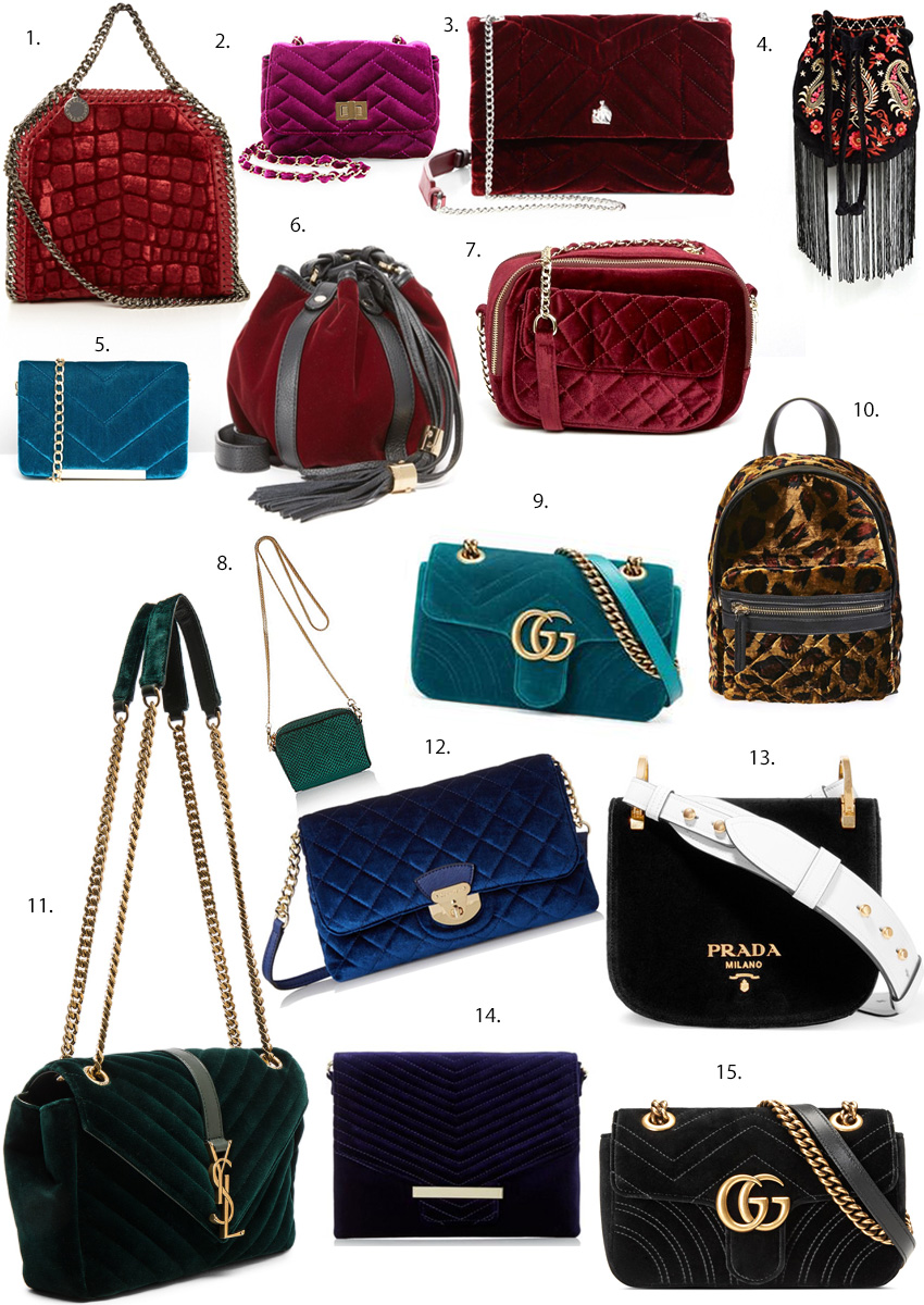 best velvet bags