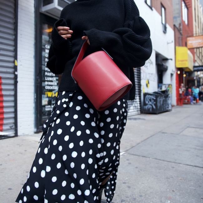 Topshop bucket bag