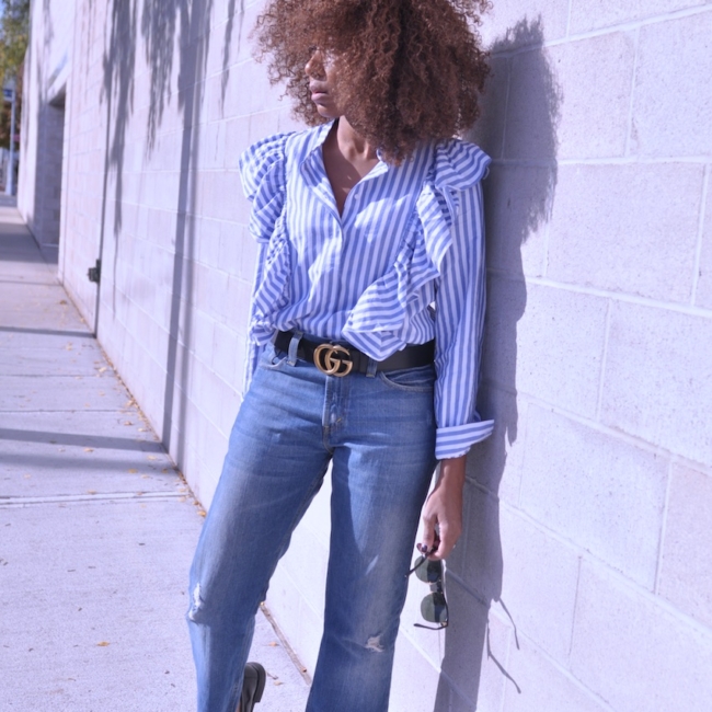 Ruffled blouses