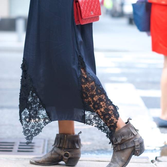 fringe ankle boots, chanel wallet on chain, chanel red bag, all saints boots