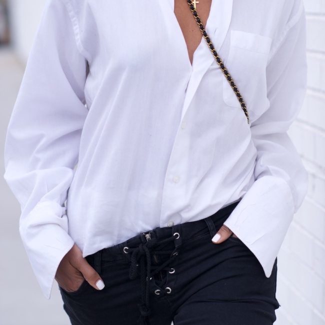 black skinny jeans