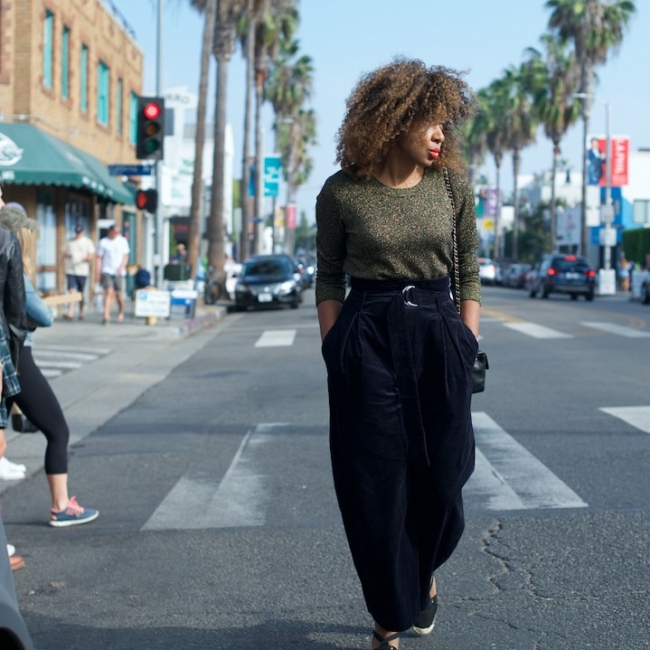 wide leg trousers