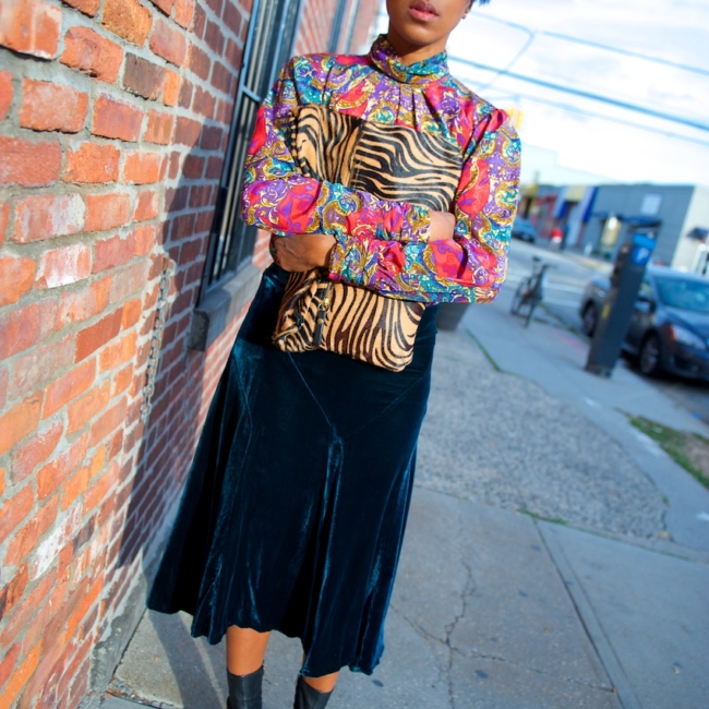 animal print clutch