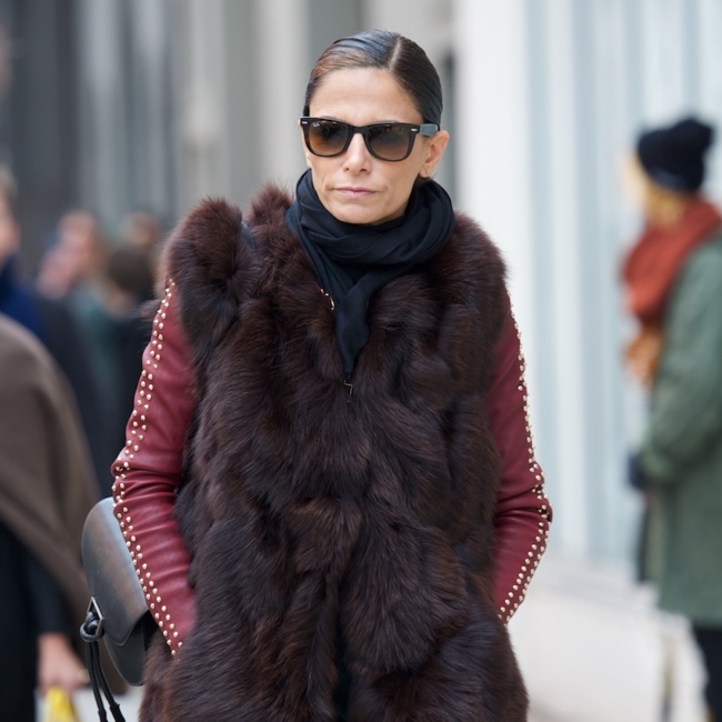 fur gilet