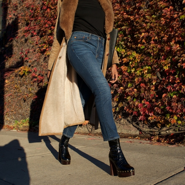 how to style platform boots