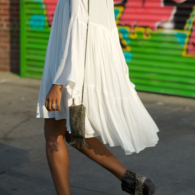 White summer dress