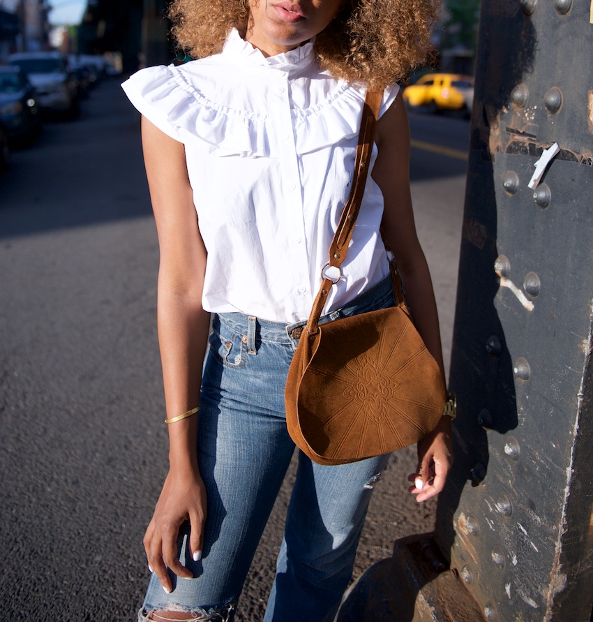 high waisted jeans