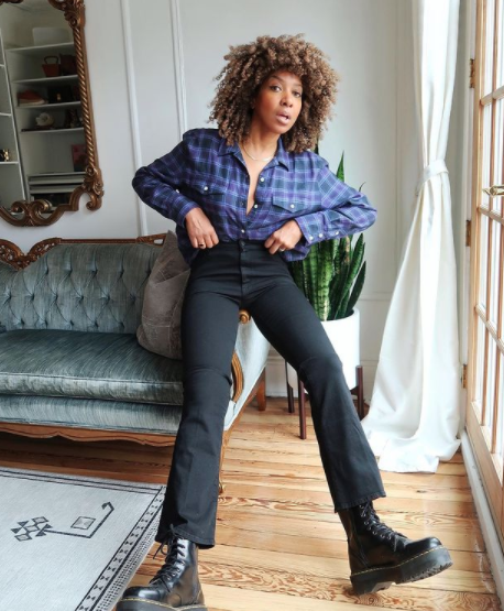 flared jeans, spring jean trend 2021