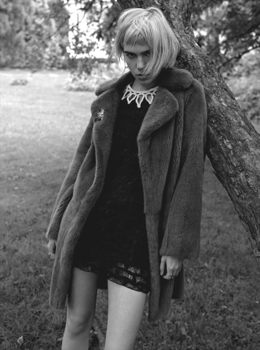 faux fur coat
