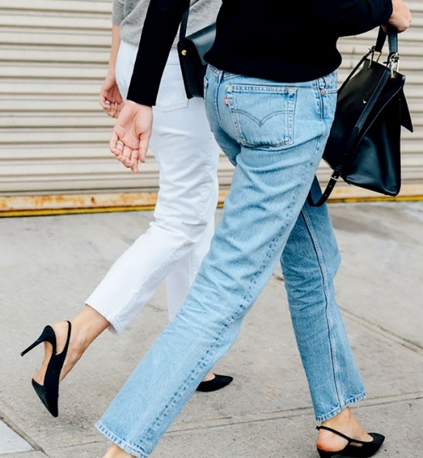 Straight cut levi jeans