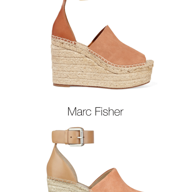 Chloe wedge sandals